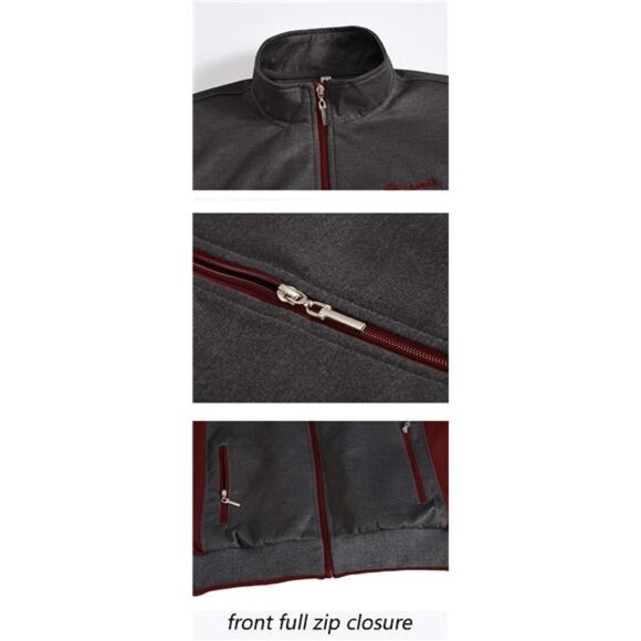 Men's Tracksuits Outfits Set 2Piece Jogging Suits Warm Up Sweatsuits Track Suits - Picture 3 of 8